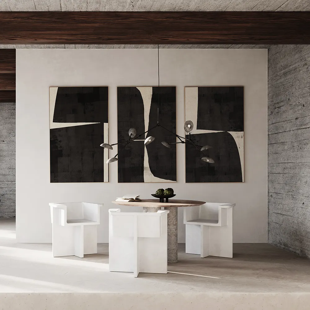 Brutus Esszimmerstuhl – Knochenweiß