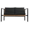 Motty 2-Sitzer-sofa schwarz / Teddy black