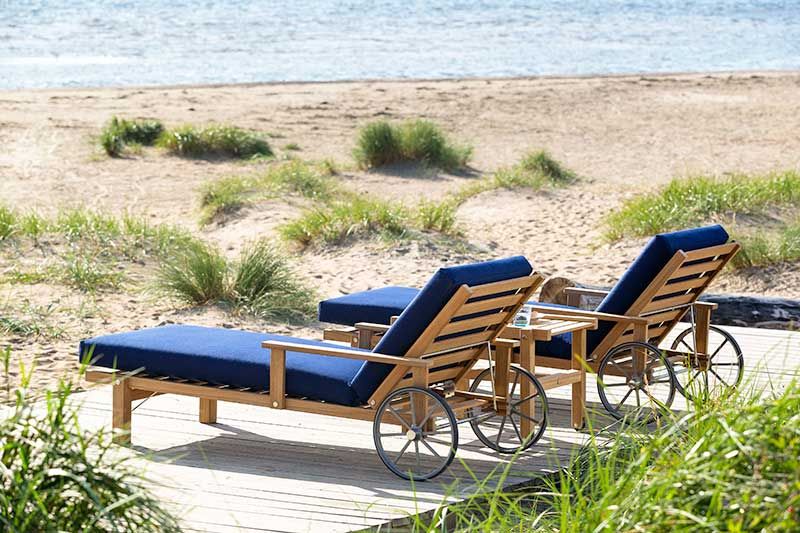 Wasserdichtes Sonnenliege-Kissen Blau