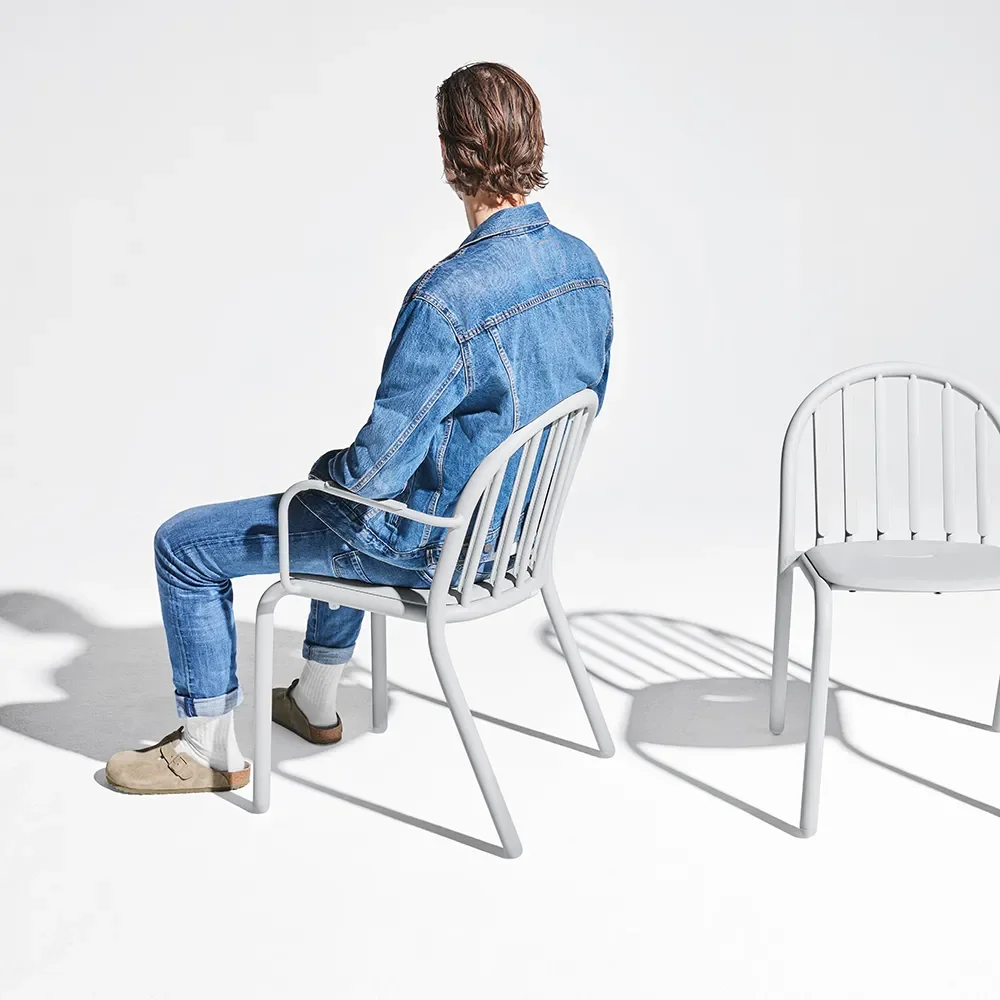 Fred'S Esszimmerstuhl mit Armlehne Anthracite