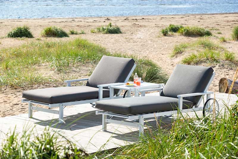 Wasserdichtes Sonnenliege-Kissen Grau