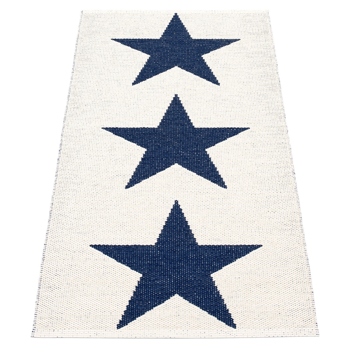 Viggo Teppich 70x150 cm one dark blue / vanilla