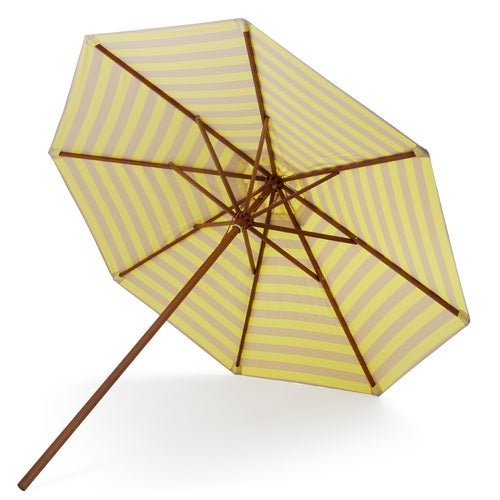 Messina Sonnenschirm Ø300 Lemon/Sand Stripe