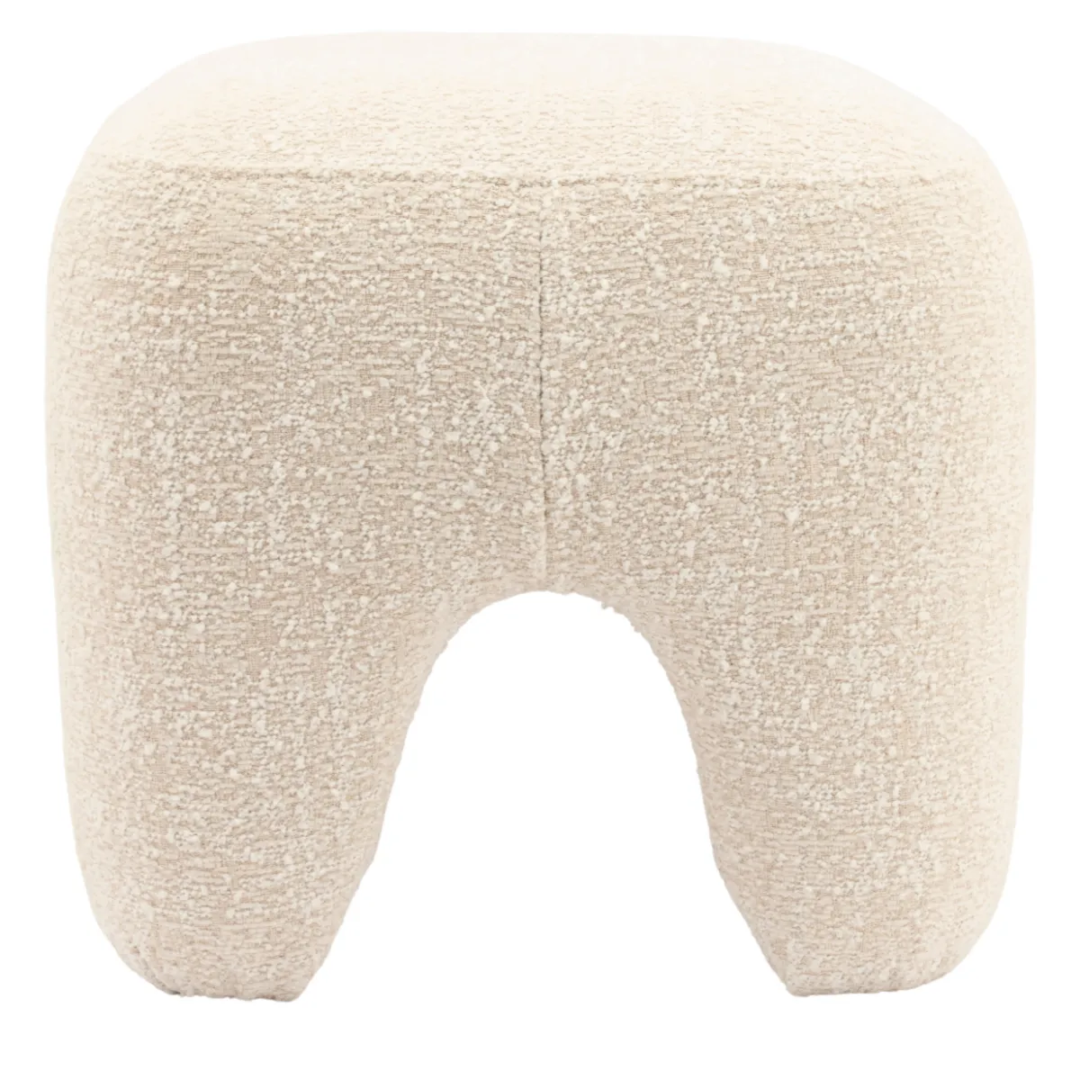 Bayo Hocker 46x46x43 cm Polyester beige