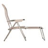Spaghetti Fußstütze taupe matt aluminium