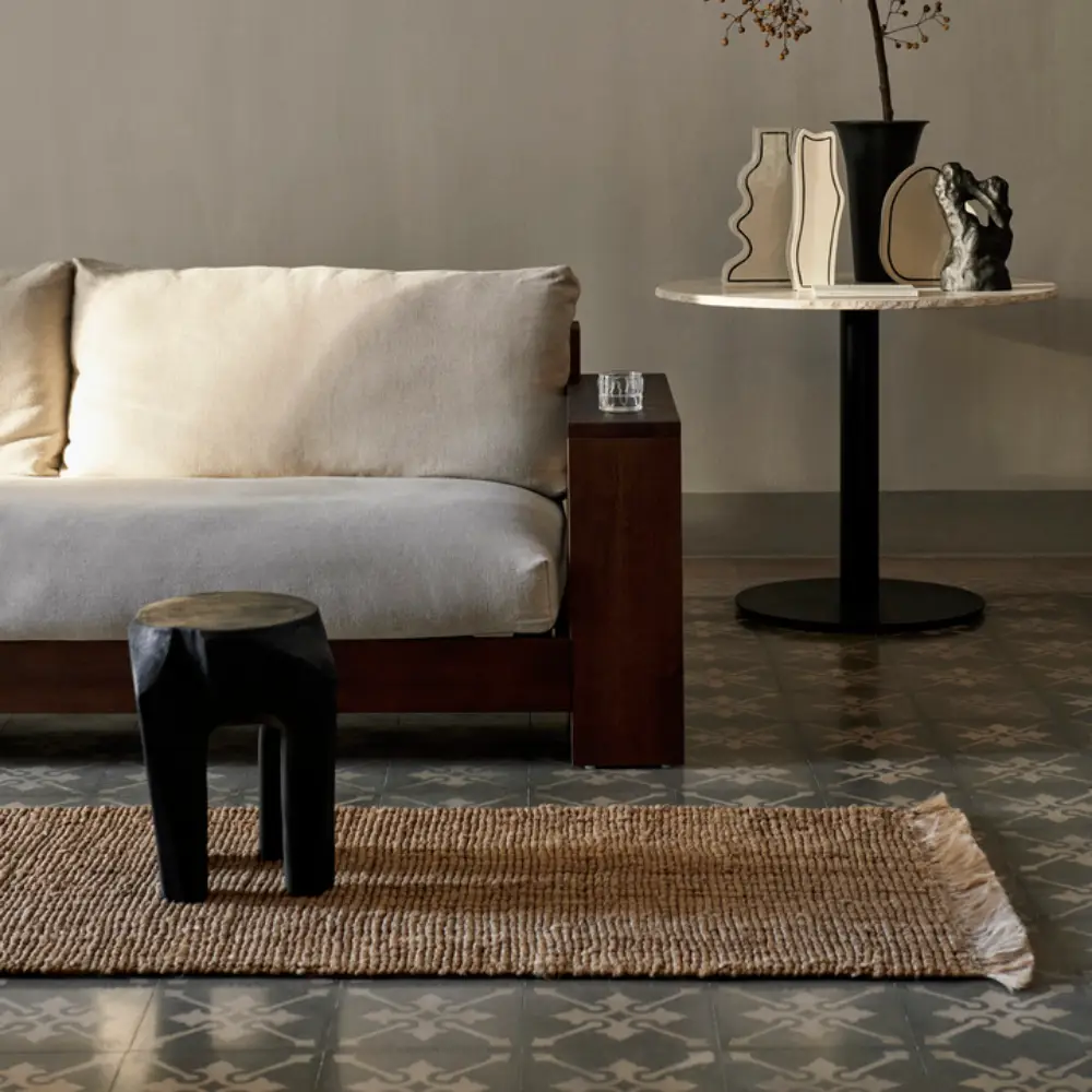 Handgewebter Jute-Teppich 80 x 250 cm