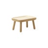 Paff Beistelltisch niedrig Eiche/Pearl White