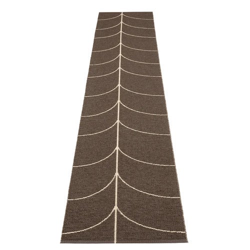 Gewebter Teppich Leif Dark Brown 70x360 cm