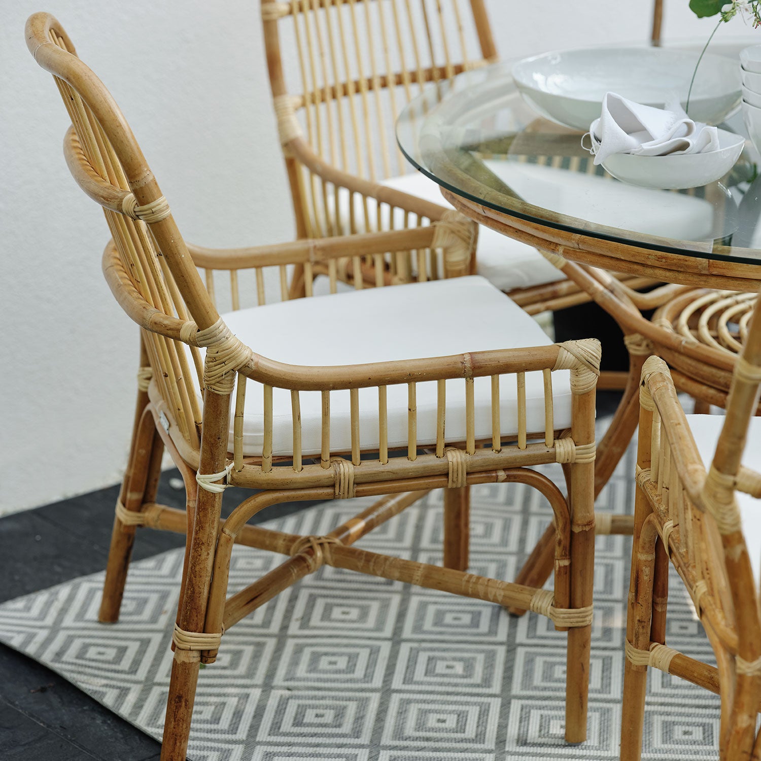 Vallda Esszimmerstuhl inkl. Kissen