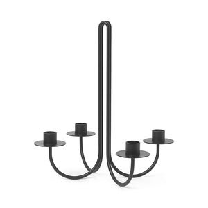 Kerzenständer Sway Black