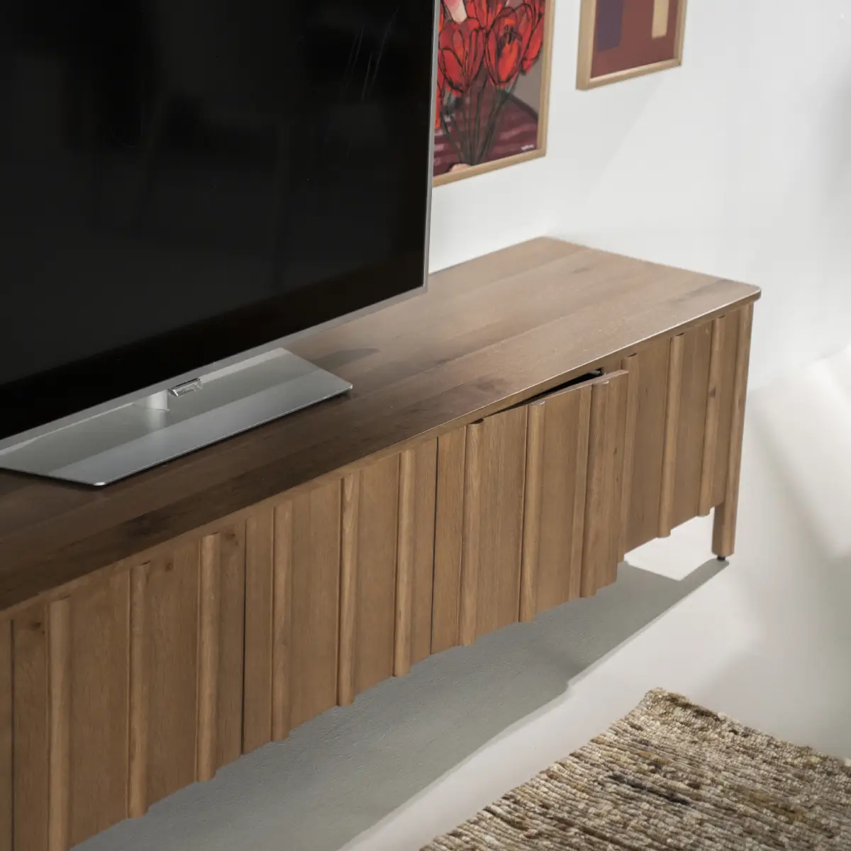 Jake 4 drs. TV-Schrank - braun