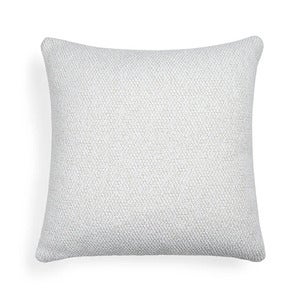 Boucle Ornamental Kissen 50x50 cm Weiß