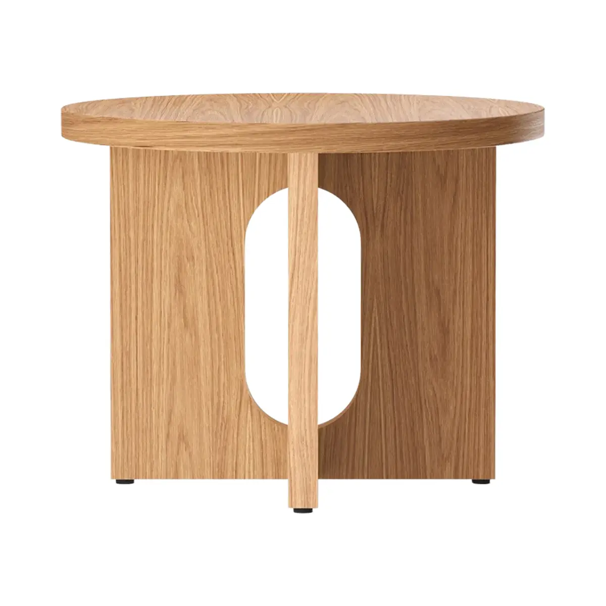  Androgyne Beistelltisch Eiche - Ø50 cm