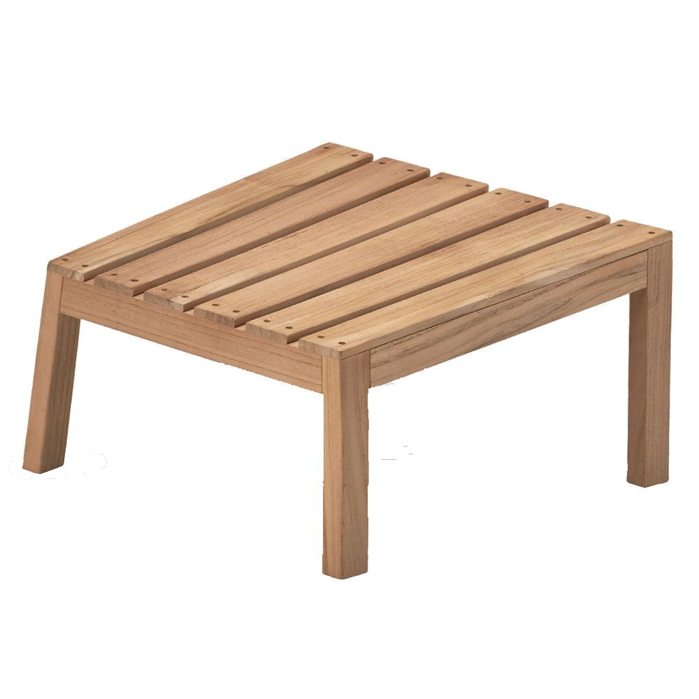 Between Lines Fußhocker Teak