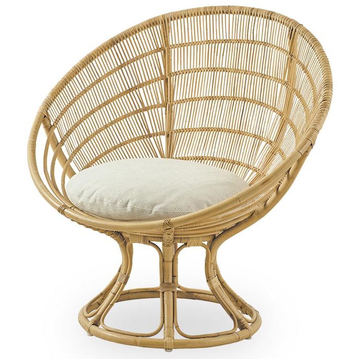 Luna Sessel Natur Rattan