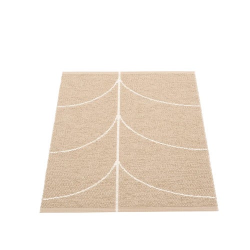 Gewebter Teppich Leif Light Nougat 70x90 cm