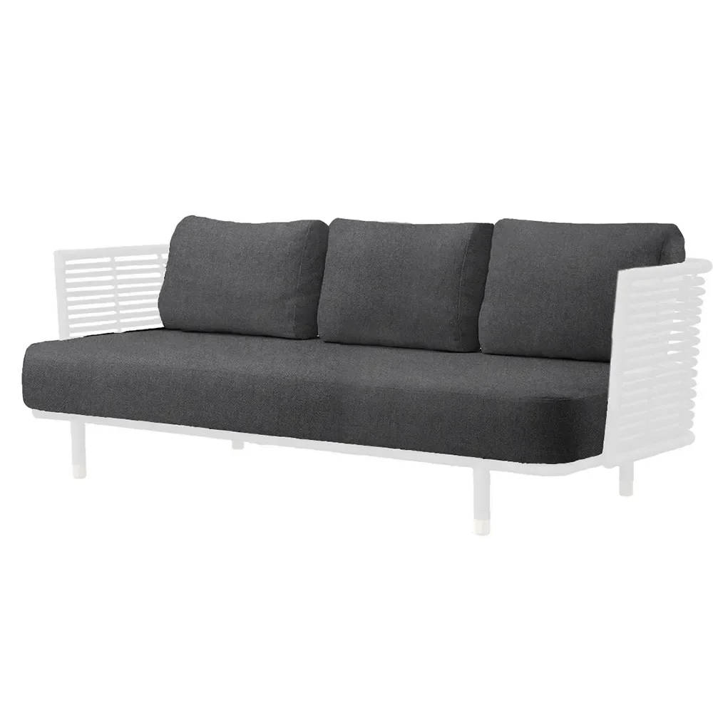 Moments/Sense 3-Sitzer-Sofa-Sitzgarnitur INDOOR Dunkelgrau