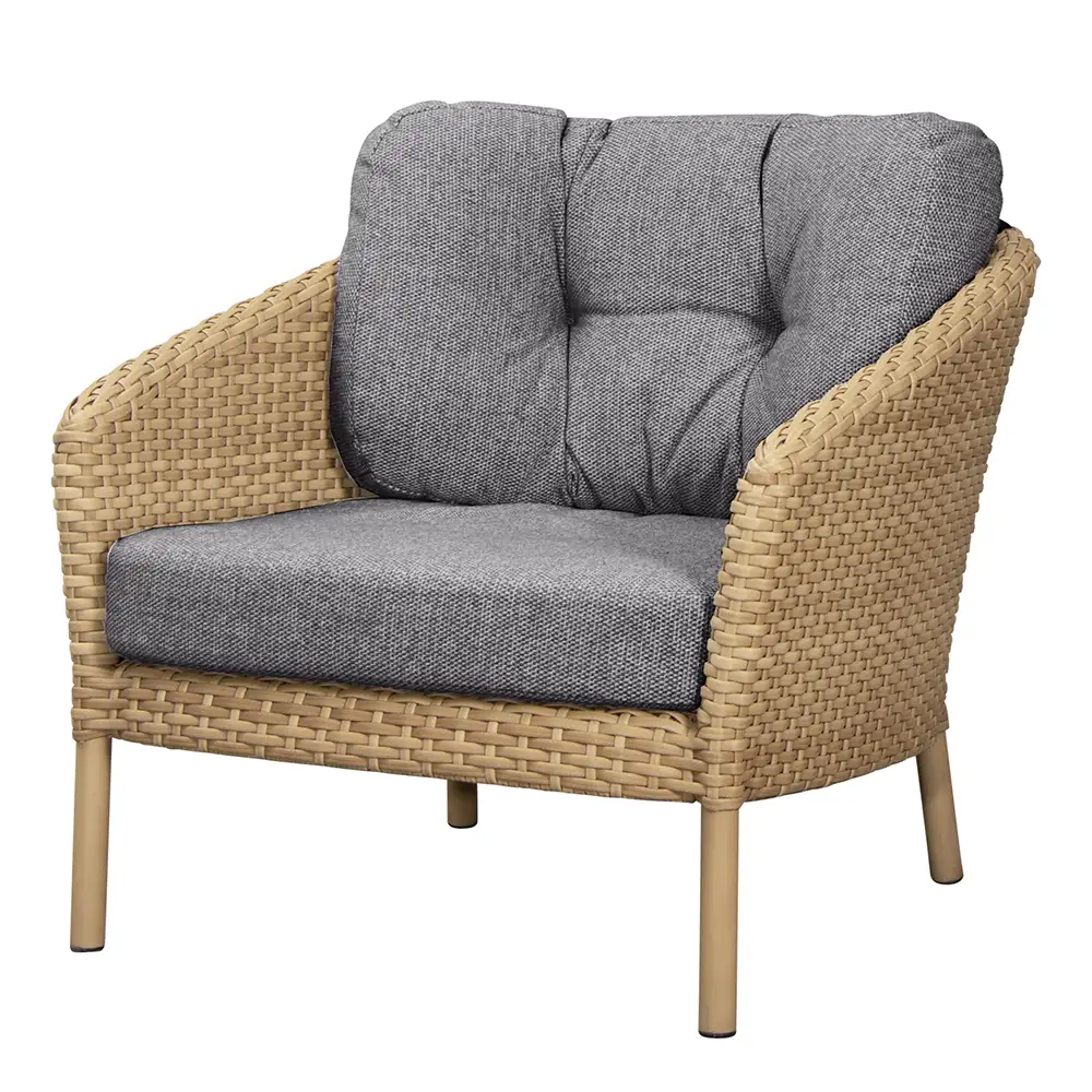 Ocean Kissenset für Sessel Dunkelgrau, Woven