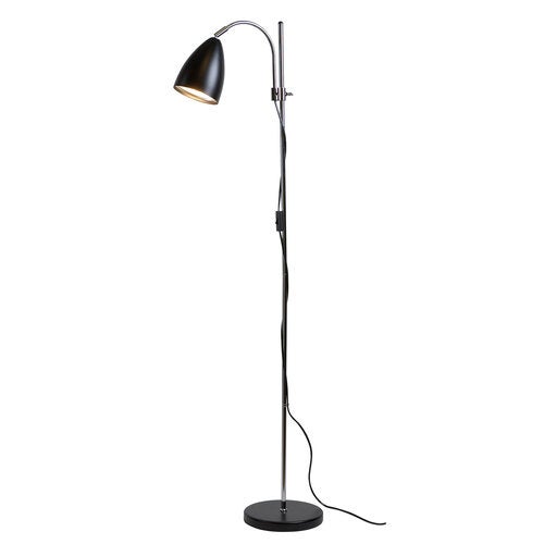 Sway Stehleuchte Schwarz/Chrom