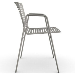 Zebra Armlehnstuhl Iron Grey