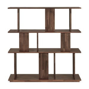 Irregular Regal Teak lackiert 112 x 37 x 115 cm