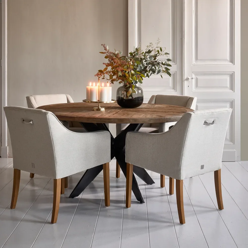 Savile Row Esstischstuhl flanders flax