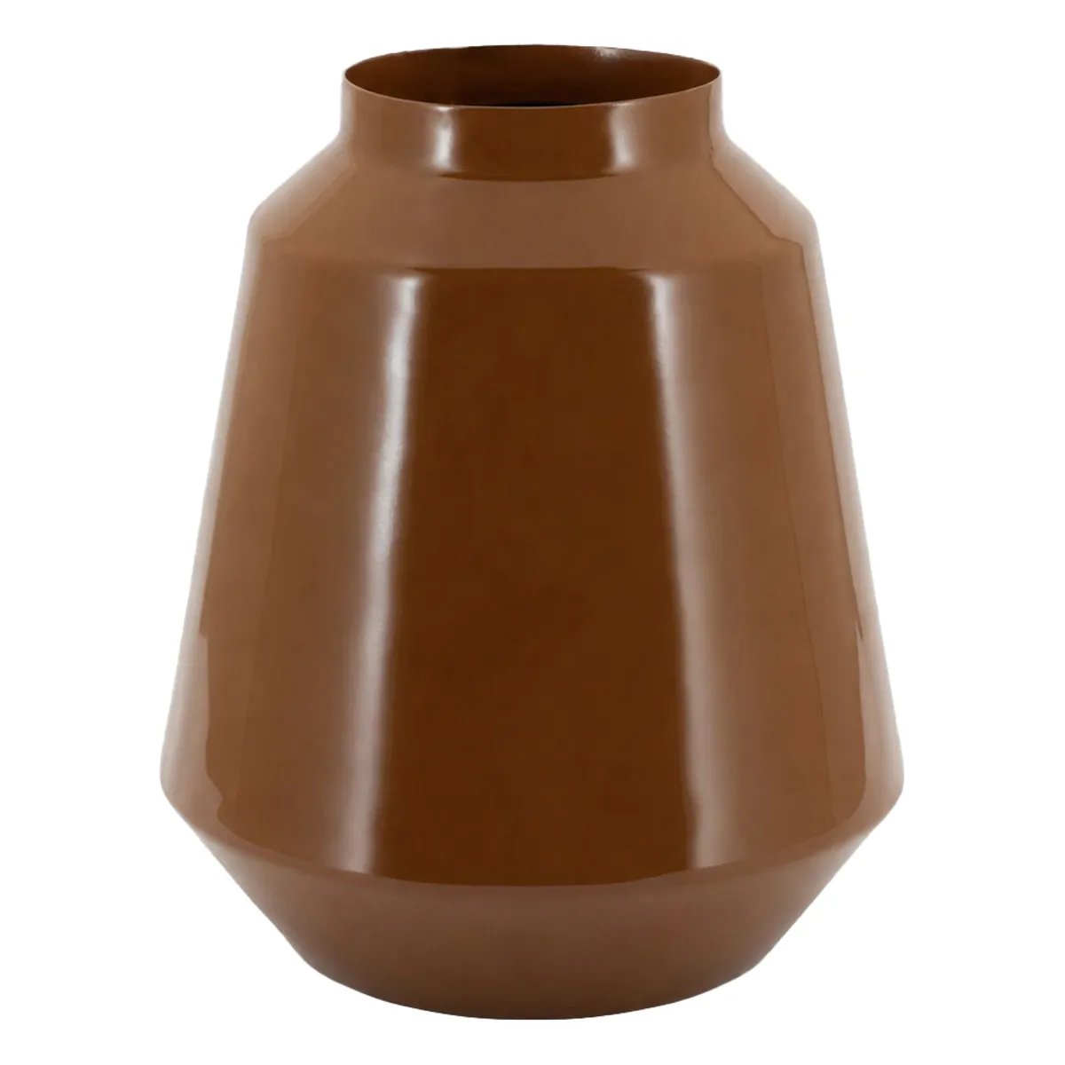 Toffy small Vase 20x20x24 cm Eisen Braun