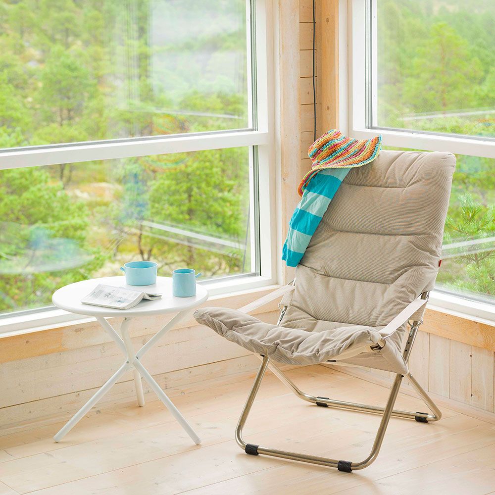 Fiesta soft Sonnenliege anthrazit olefin