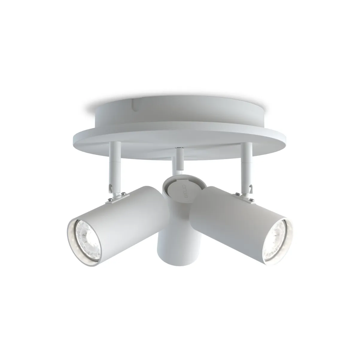 Tyson Spotlight 3 Ø25xH18,1 cm Metall Strukturweiß