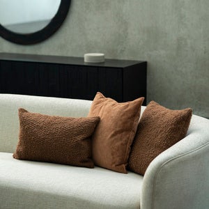 Velvet Kissen Zimt 60x40 cm