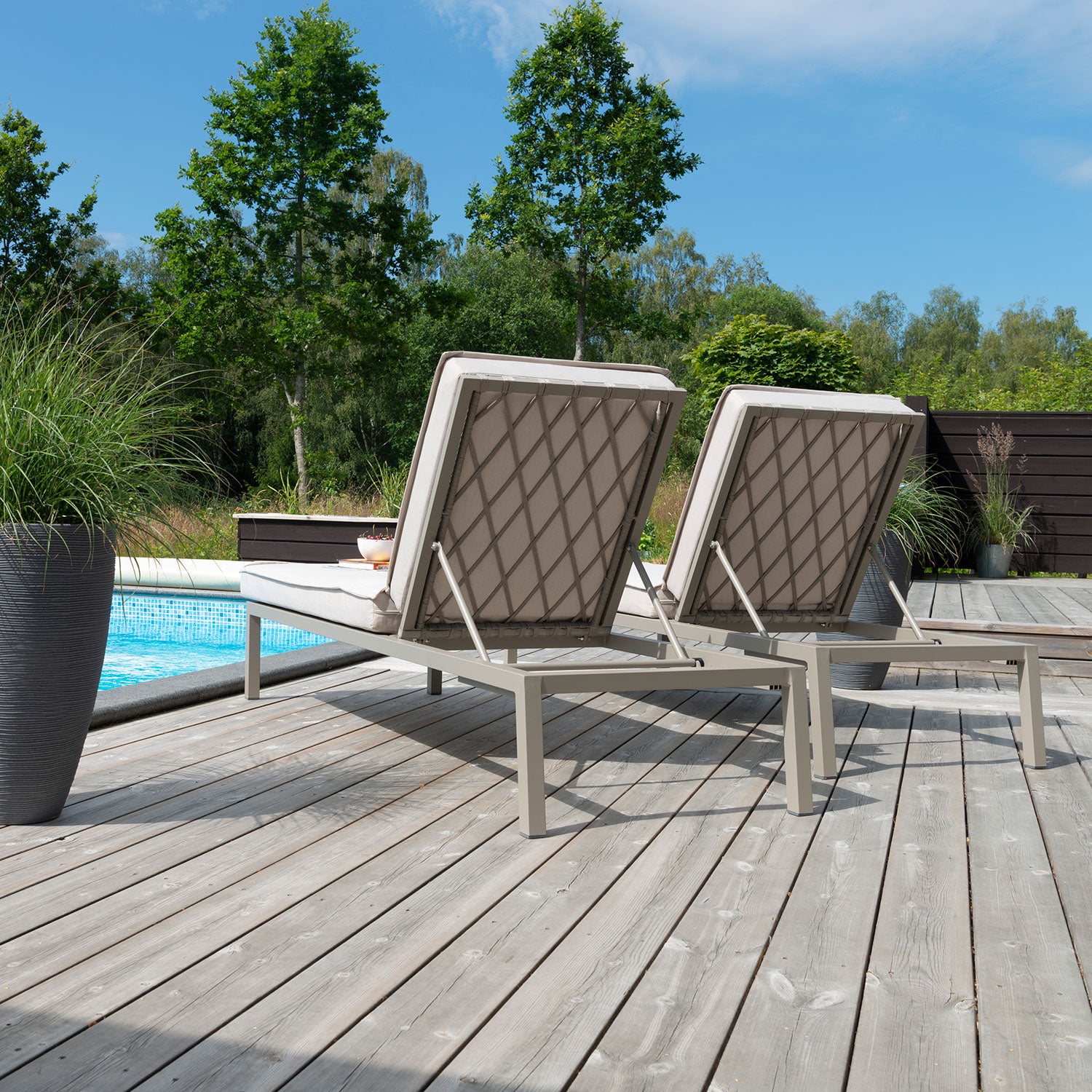 Jet Set Sonnenliege Beige 