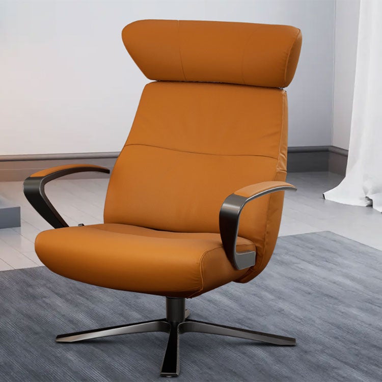 Style Sessel 58 Leder Quattro schwarzes Gestell