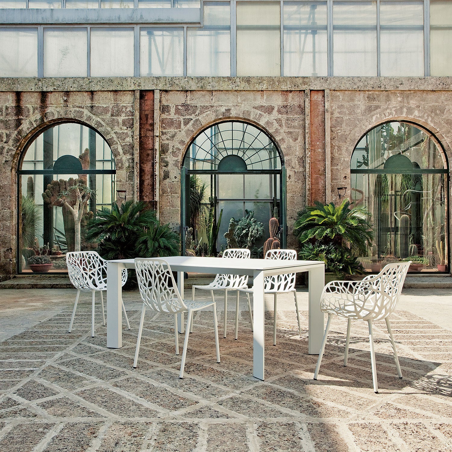 Forest Armlehnstuhl Blue Teal