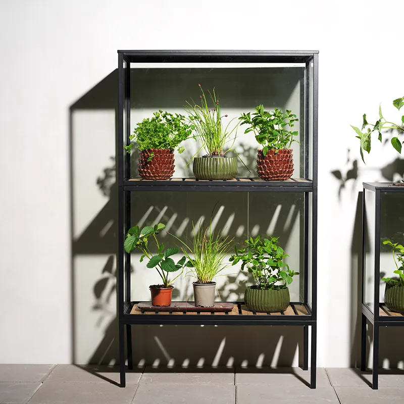 Grower Greens pflanzenschrank   hoch  svart