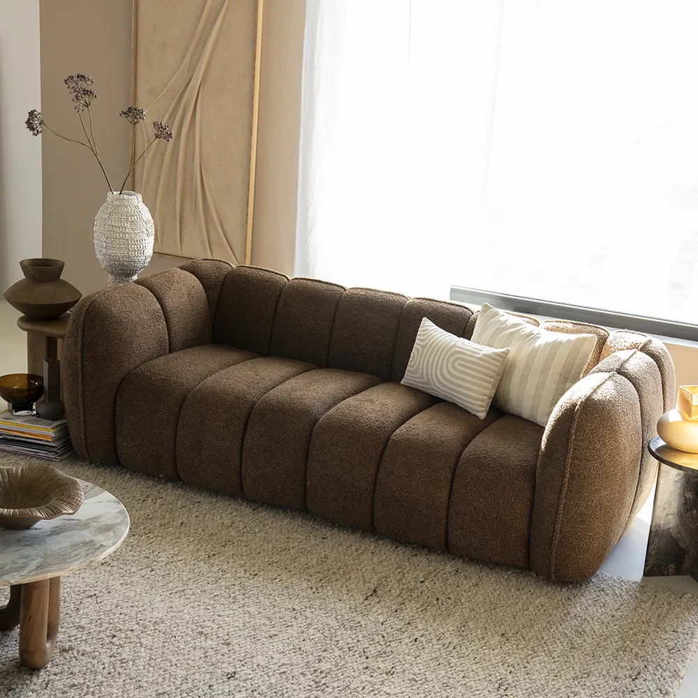 Sofa Cubetto (2,5-Sitzer) Brown