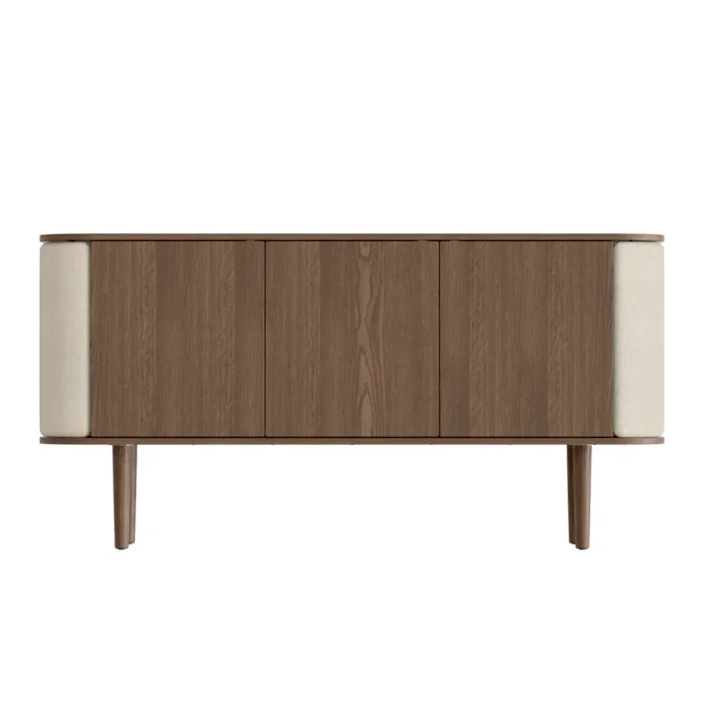 Treasures 3-türiger Schrank Dunkle Eiche/White Sands