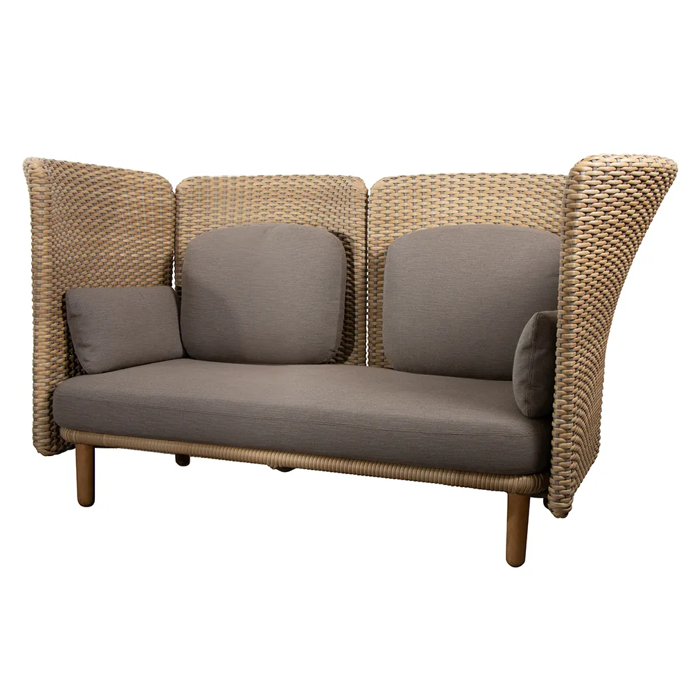 Arch 2-sitziges Sofa mit hoher Arm-/Rückenlehne