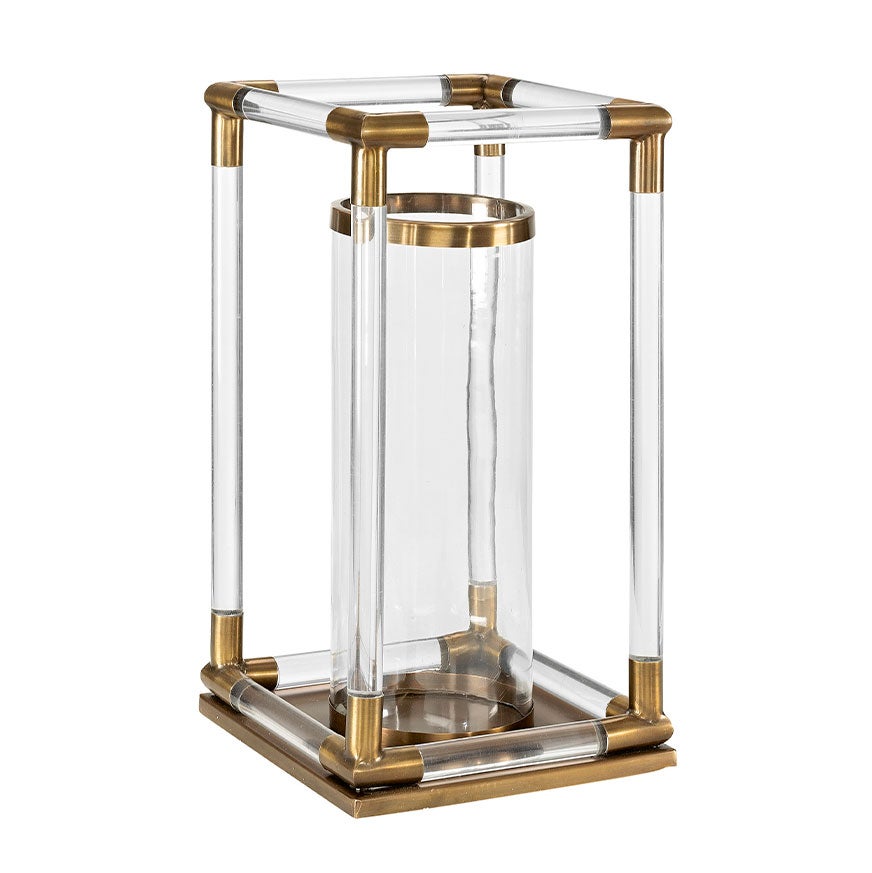 Baltimore Kerzenlaterne Messing antik L