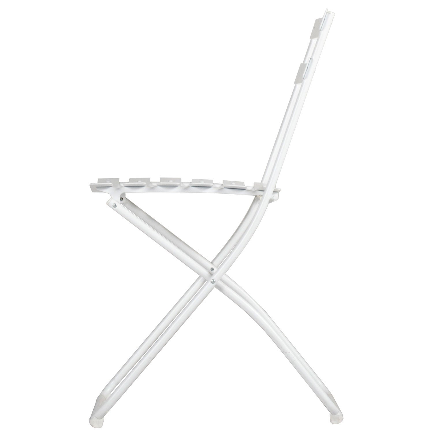 Federstuhl weißer Stahl