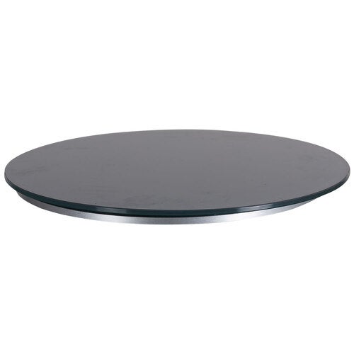 Elara Schleuderschale 50 cm grau Aluminium/Glas