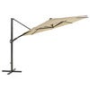 Cliento sonnenschirm 350 cm Light Grey / Khaki