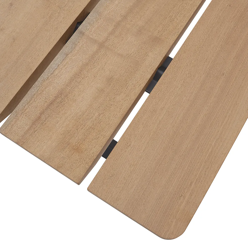 70/70 Esstisch 225x90 cm Sapele Mahogany/Anthracite Black