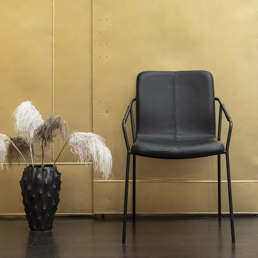 Evo Sessel schwarz 2er-Pack