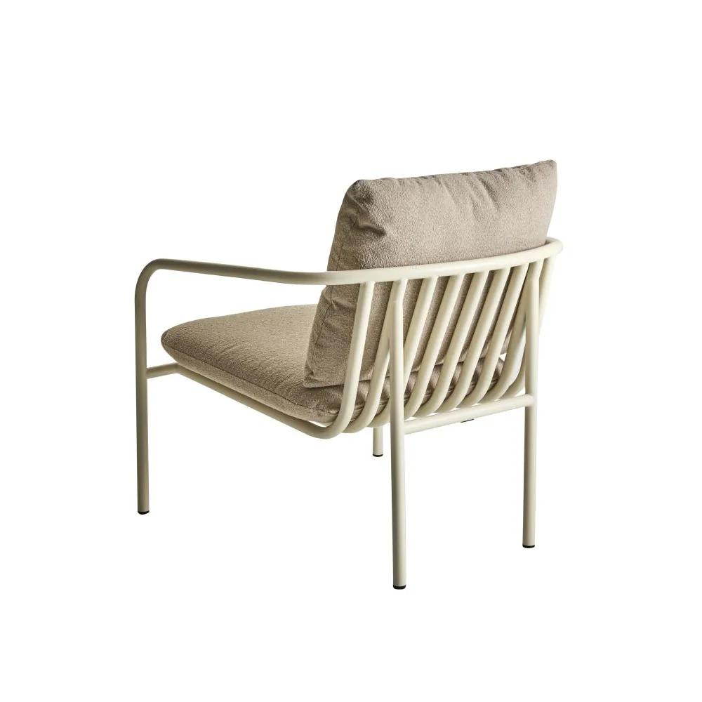 Bendt Sessel Teddy Beige/Pearl White