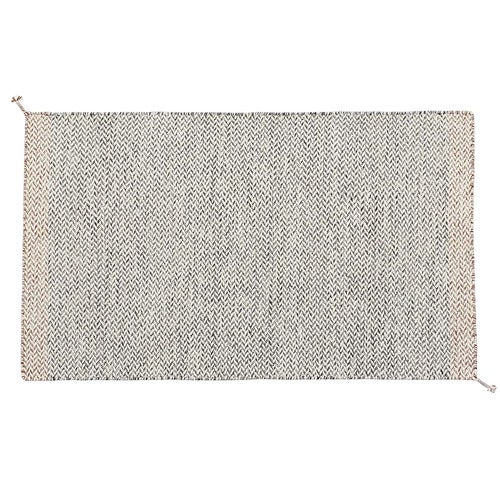 Ply Teppich 140x85 cm Black/White 