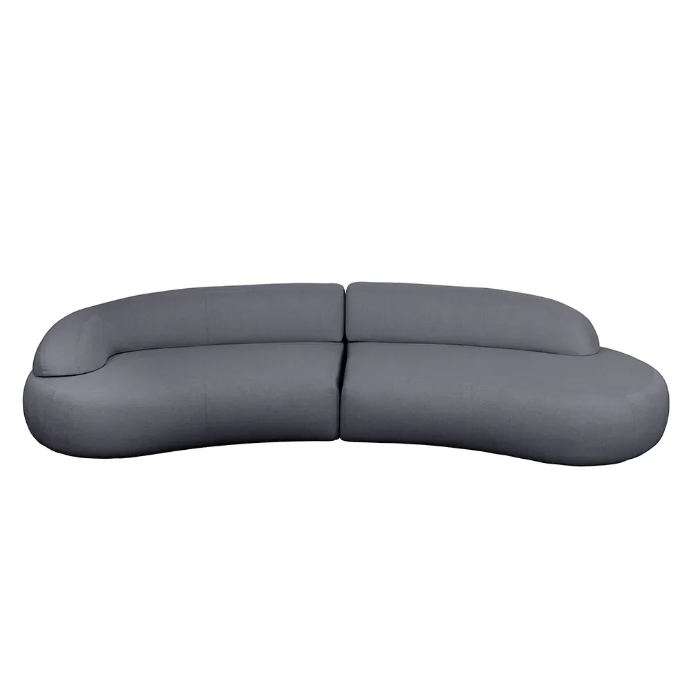 Mellow 4-Sitzer Sofa Grau