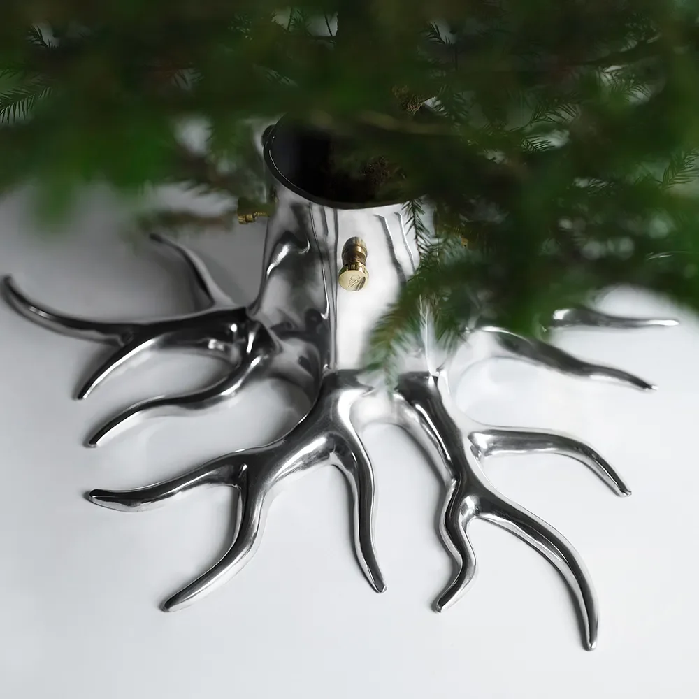 Weihnachtsbaumsockel Silber