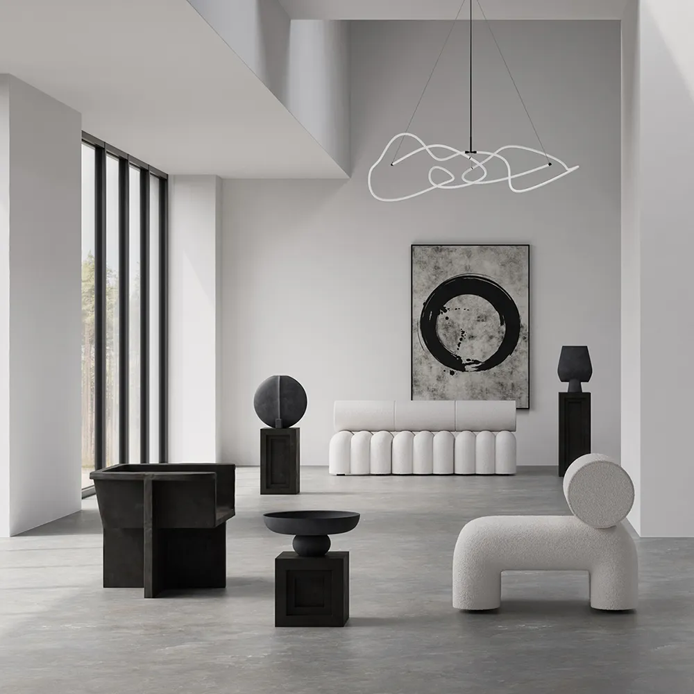 Brutus Lounge-Sessel – Kaffee