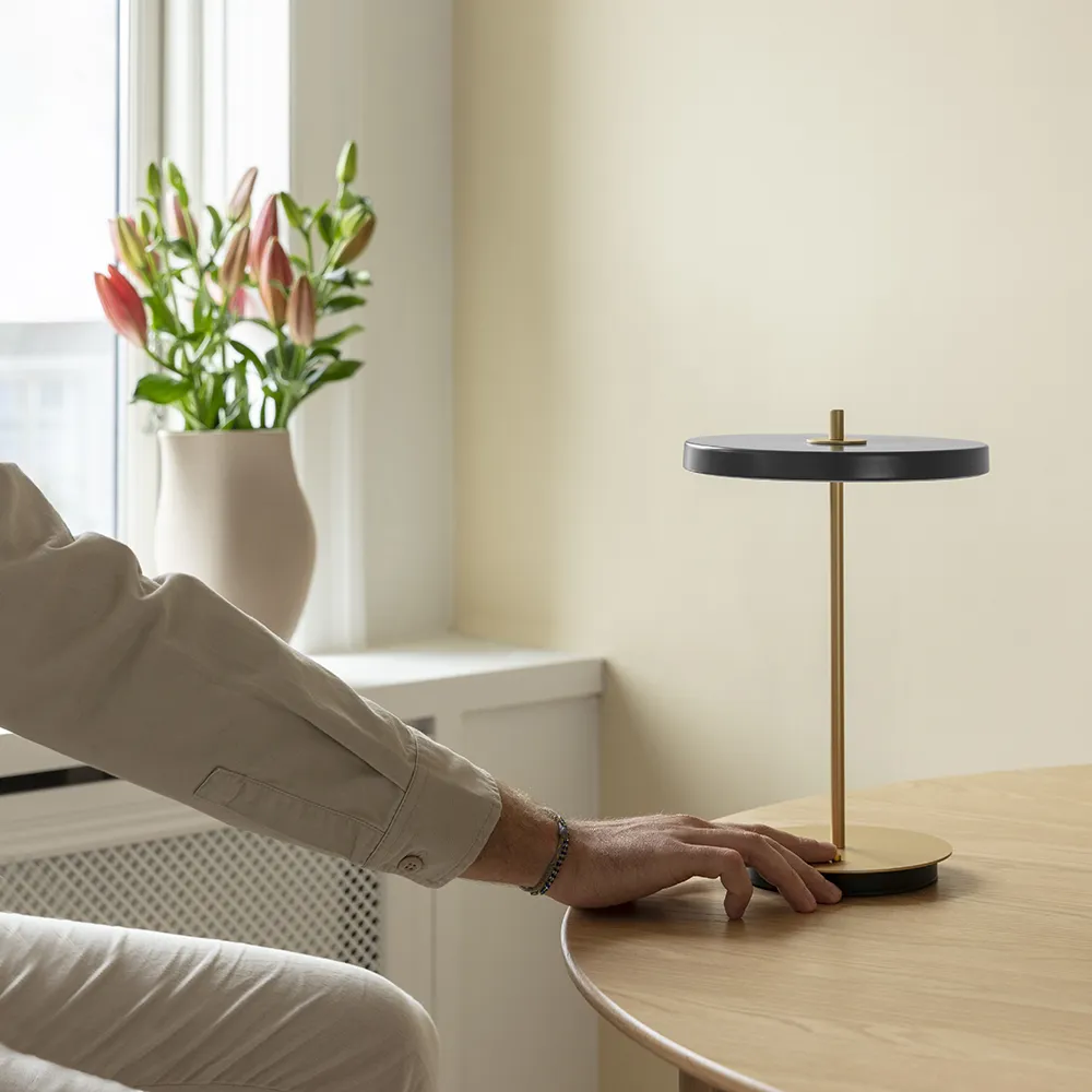 Asteria Move Tragbare Lampe Anthracite Grey