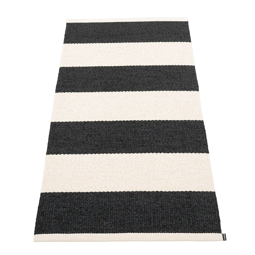 Bob Teppich Black/Vanilla 70 x 150 cm